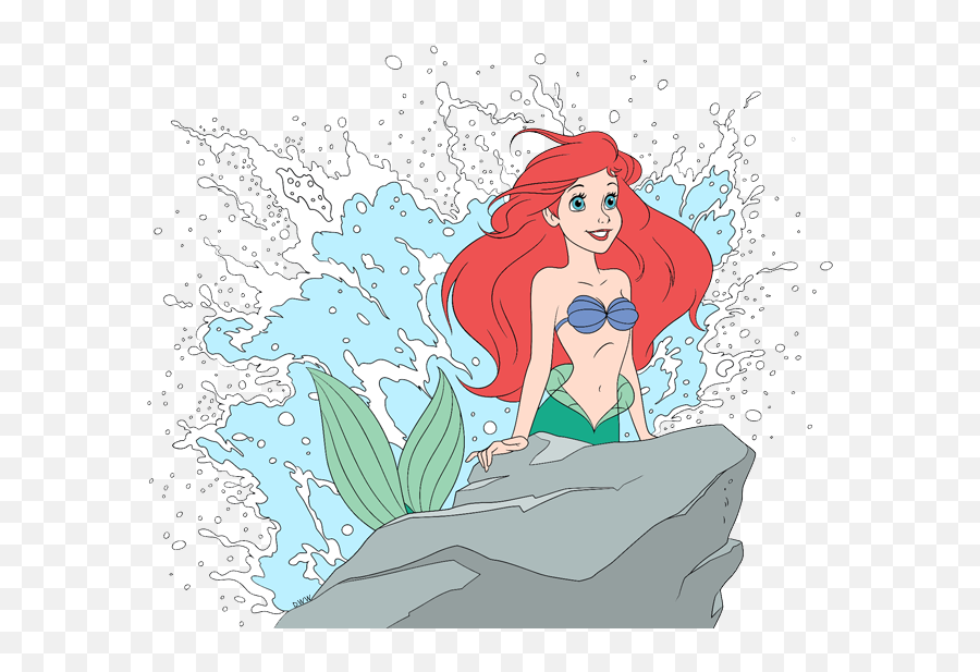 Library Of Ariel On Anrock Clip Art Library Stock Png Files - Little Mermaid Princess Ariel Emoji,Little Mermaid Emoji
