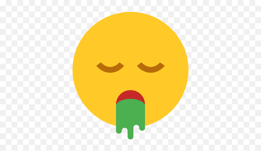 Vomited Icon - Free Download Png And Vector Circle Emoji,Sick Emoji Iphone