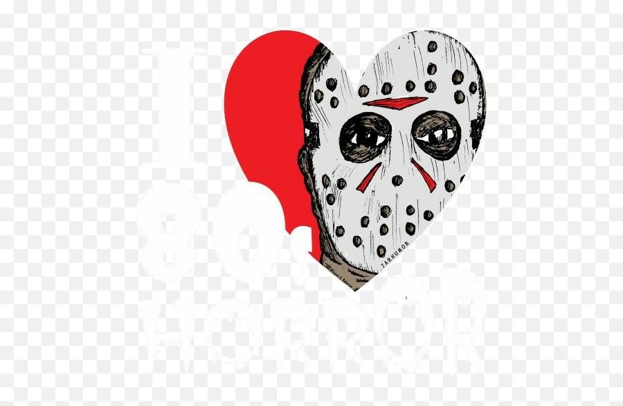 Ilovethe80s Movies Movie Jasonvoorhees - Horror Happy Valentines Day Emoji,Jason Voorhees Emoji