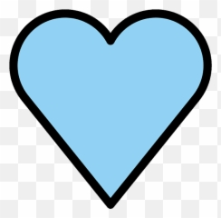 Blue heart emoji clipart Free download transparent PNG - Heart