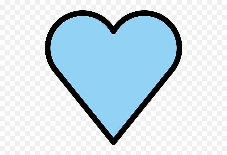Blue Heart Emoji Clipart Free Download Transparent Png - Heart,Heart Emoji On Android