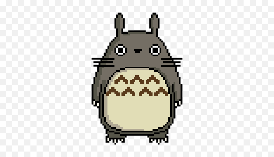 Studio Ghibli Pixel Art Clipart - Studio Ghibli Pixel Art Emoji,Groundhog Emoji