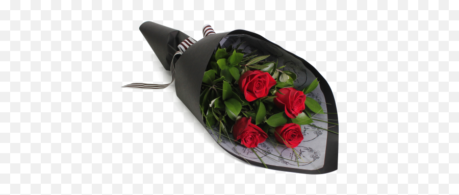 Love And Romance - 4 Red Rose Bouquet Emoji,Red Rose Emoji