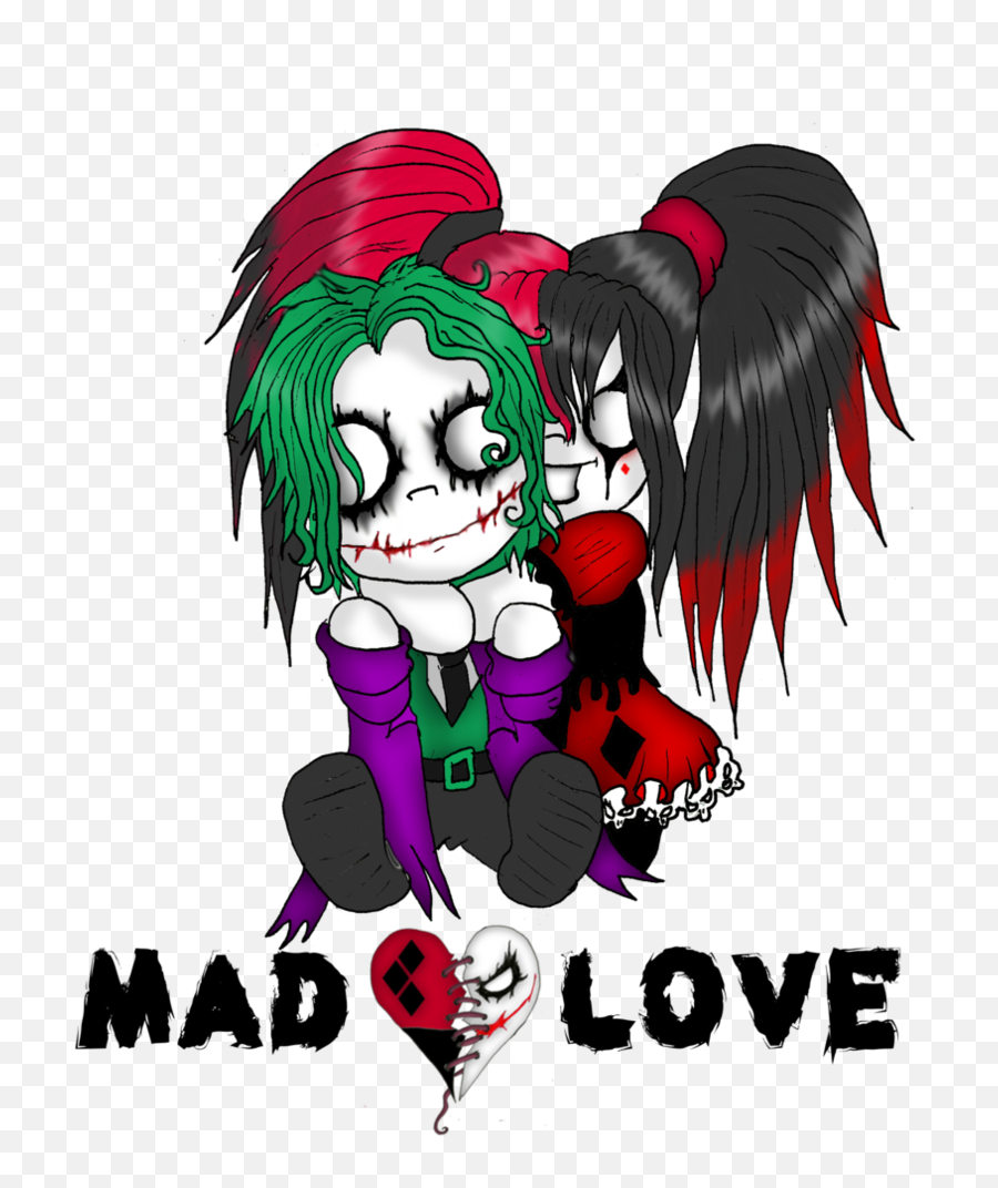 Mad Love Harley Quinn And Joker Tattoo Love Emoji Harley Quinn Emoji Free Transparent Emoji Emojipng Com