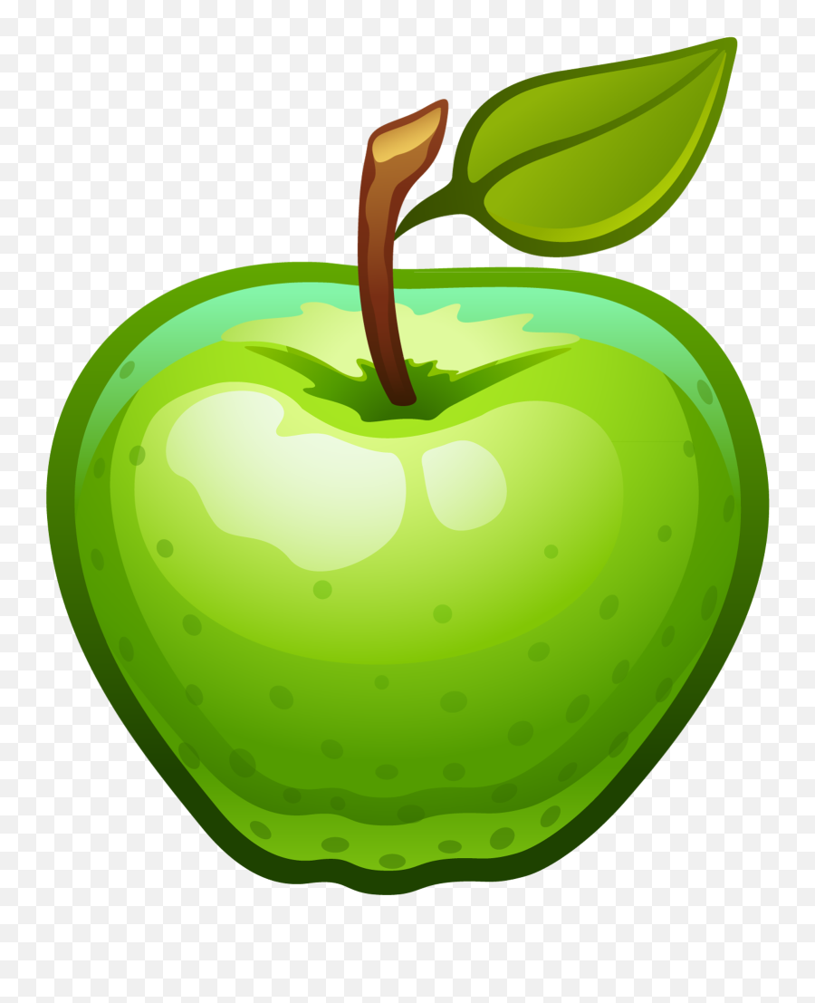 Picture - Green Apple Clip Art Png Emoji,Green Apple Emoji