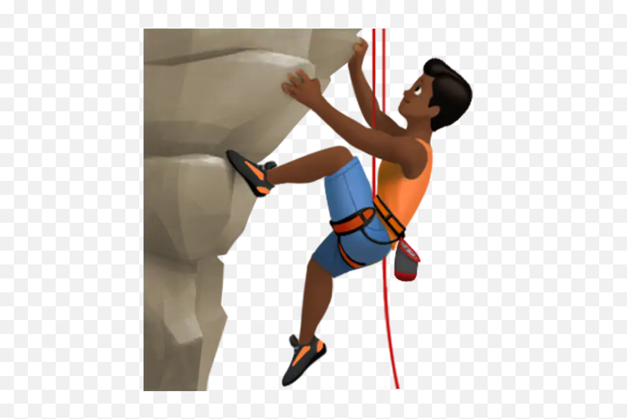 Person Climbing - Emoji Climbing Png,Climbing Emoji