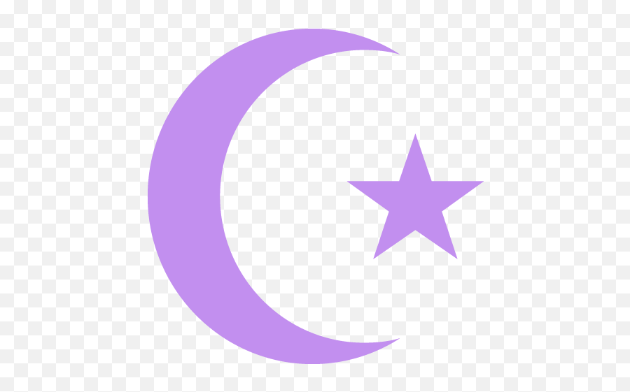 Star And Crescent Emoji For Facebook Email Sms - Transparent Background Moon And Star Png,Emoji Star