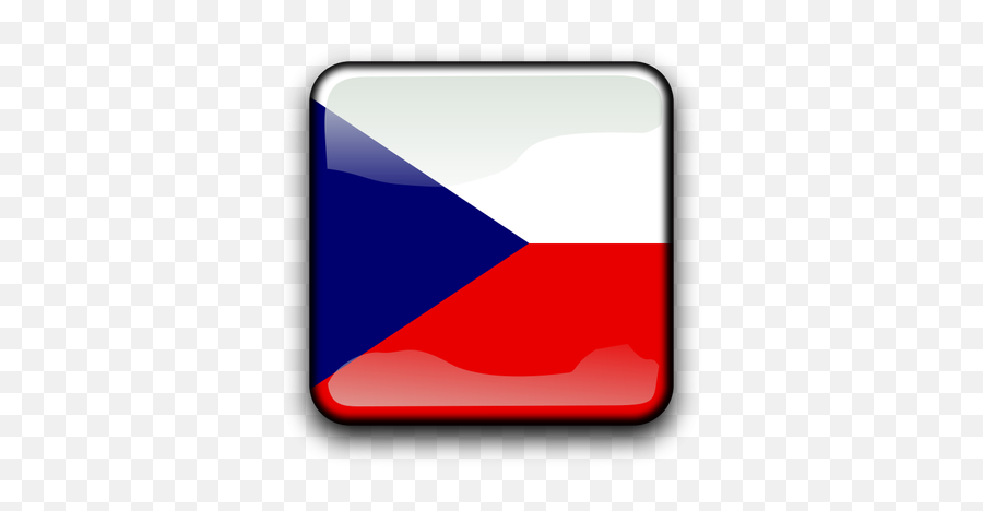 Czech Republic Flag Button - Czech Flag Square Emoji,Korea Flag Emoji