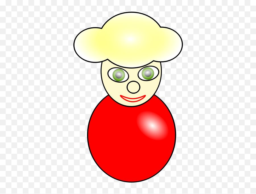 Vector Illustration Of Smiling Red - Clip Art Emoji,Girls Emoticon