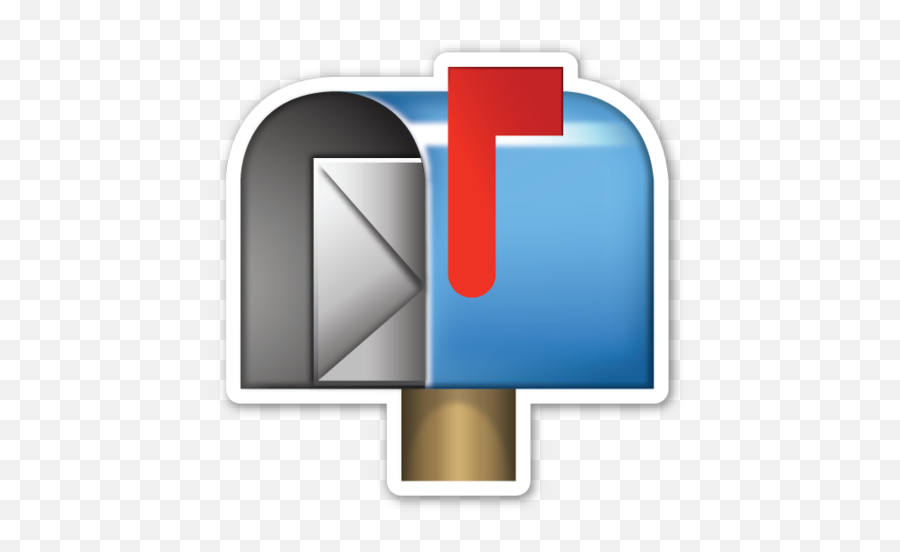 Open Mailbox With Raised Flag - Clip Art Emoji,Mail Emoji