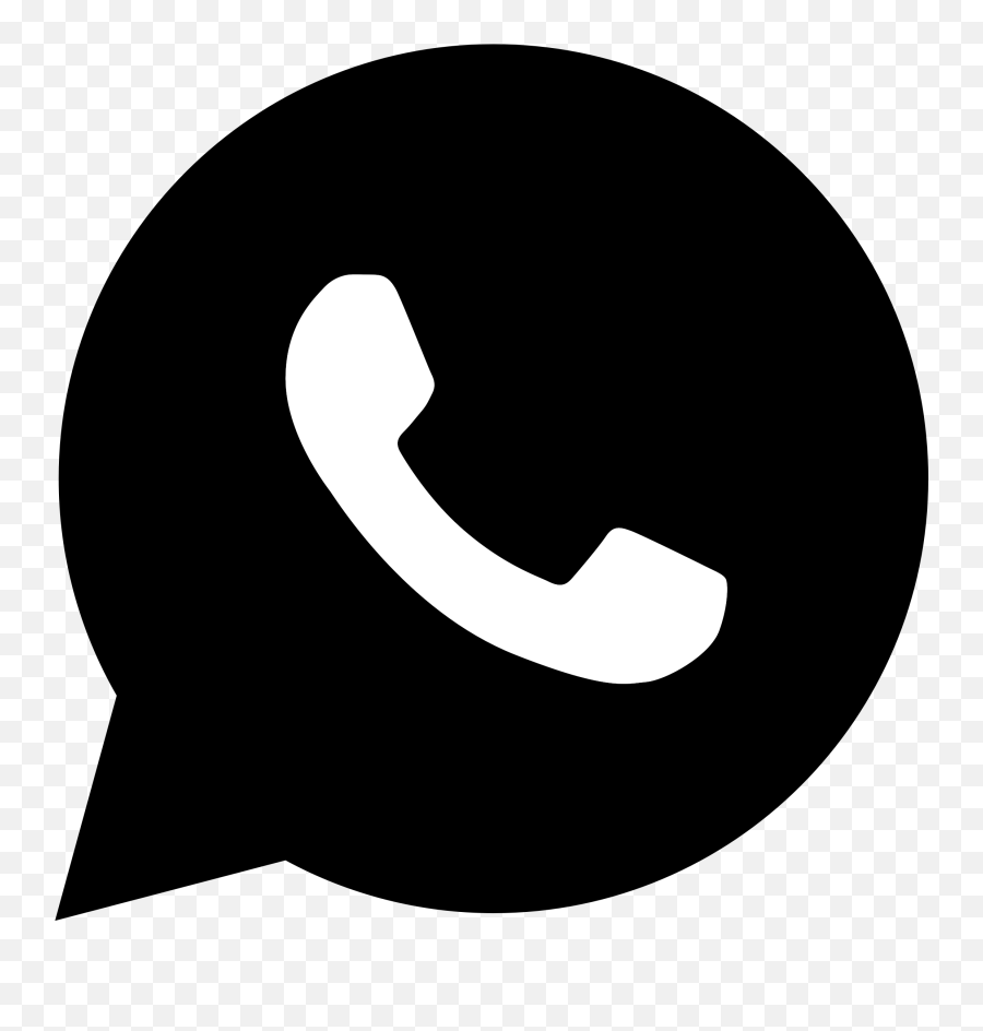 Facebook Icon Black Black Whatsapp Icon Png Emoji Free Transparent Emoji Emojipng Com