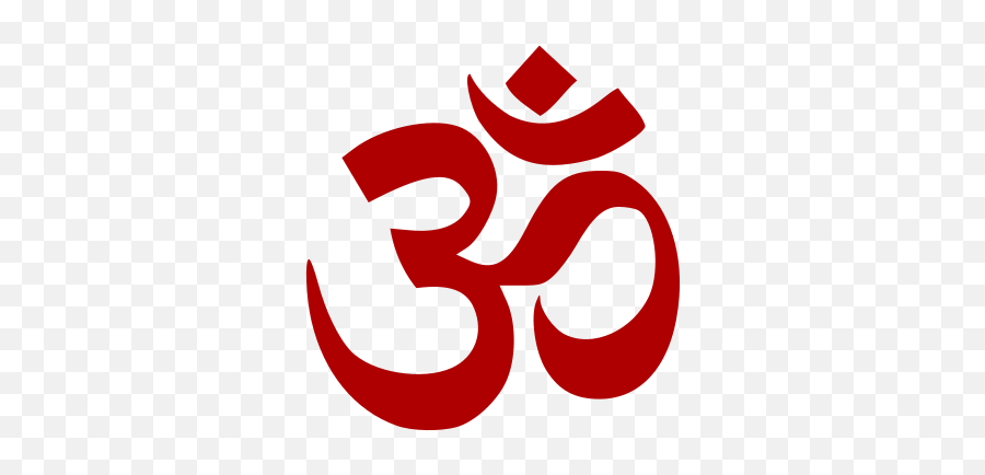 Aum Om Red Dark - Om Symbol Emoji,Hindu Emoji