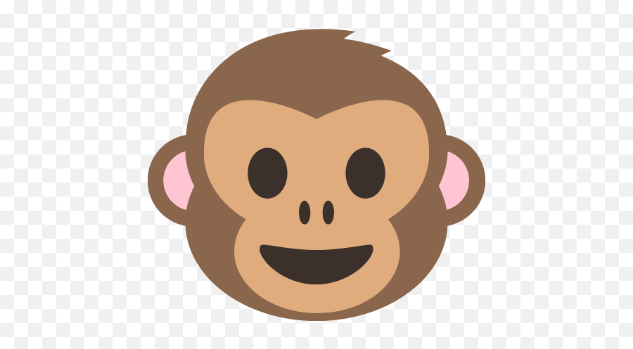 Monkey Face Emoji Vector Icon - Monkey Face Emoji,Monkey Emoji