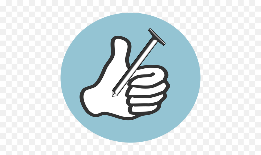 Pin In Hands - Thumbnail Clipart Emoji,Jazz Hands Emoji