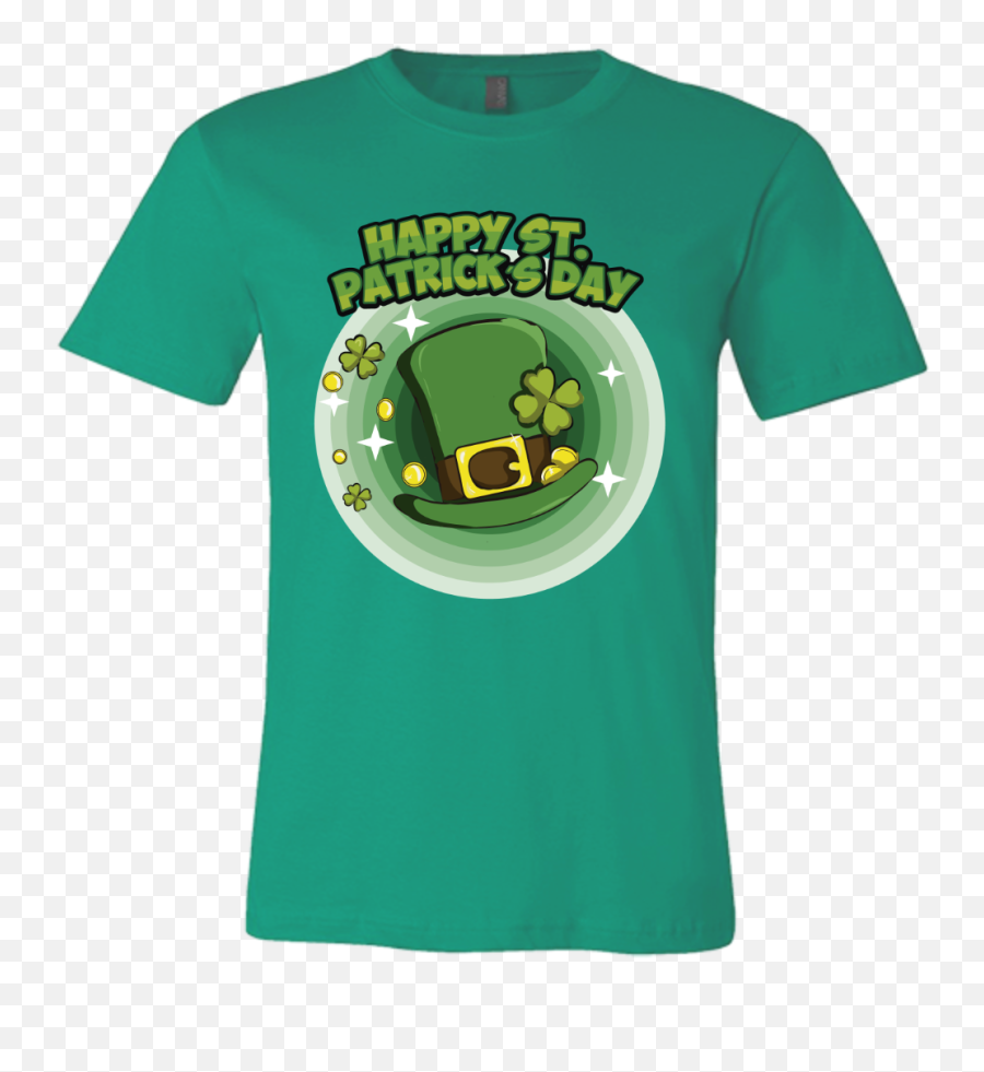Lucky Hat Saint Patrick Promo Shirt - Active Shirt Emoji,New Orleans Saints Emoji