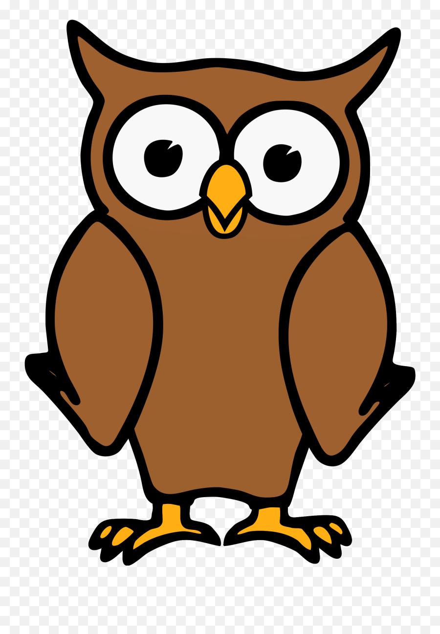 Brown Cartoon Owl Vector Clipart Image - Clipart Image Of Owl Emoji,Milk Carton Emoji