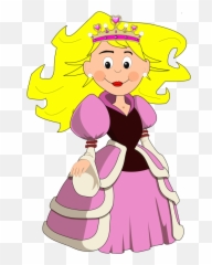 Princess Clipart Cartoon Princess - Princess Clipart Medieval Emoji,Blonde Princess Emoji