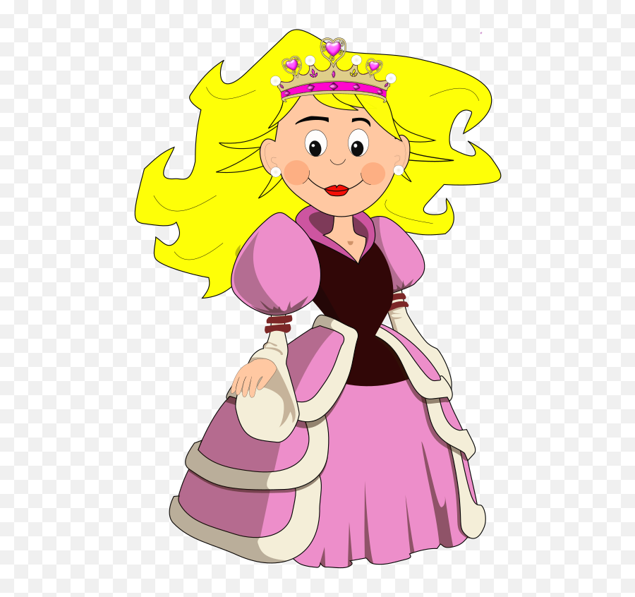 Princess Clipart Cartoon Princess - Princess Clipart Medieval Emoji,Blonde Princess Emoji