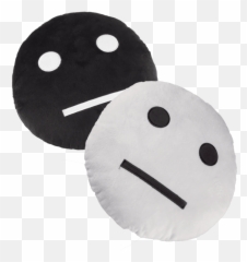 Meh Face Pillows - Plush Emoji,Sly Emoji