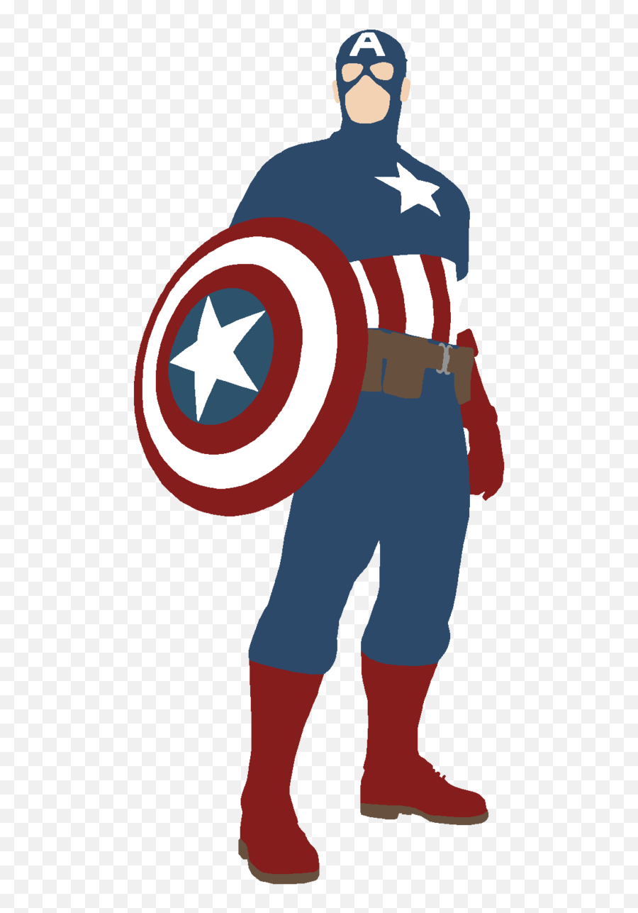 Captain America Iron Man Spider - Captain America Silhouette Png Emoji,Marvel Emoji