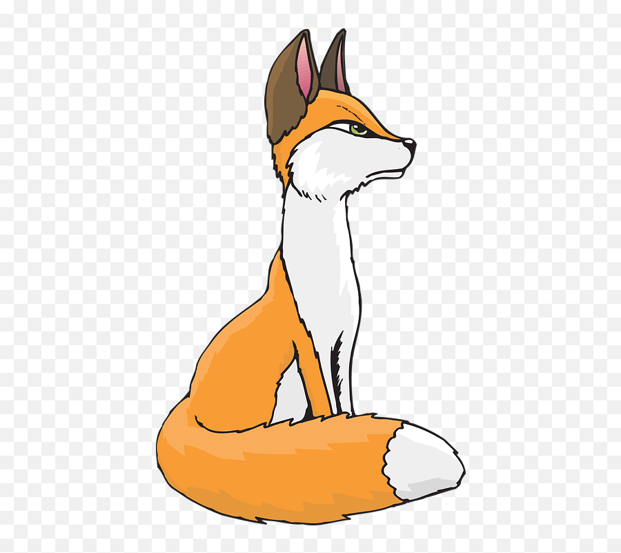 White Orange Fox - Fox Clip Art Emoji,Proud Of You Emoji