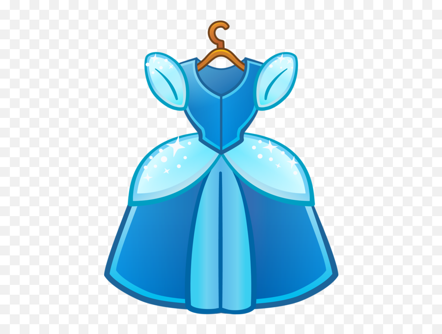 Disney Emoji Blitz - Clip Art Cinderellas Dress,Emoji Dress For Kids