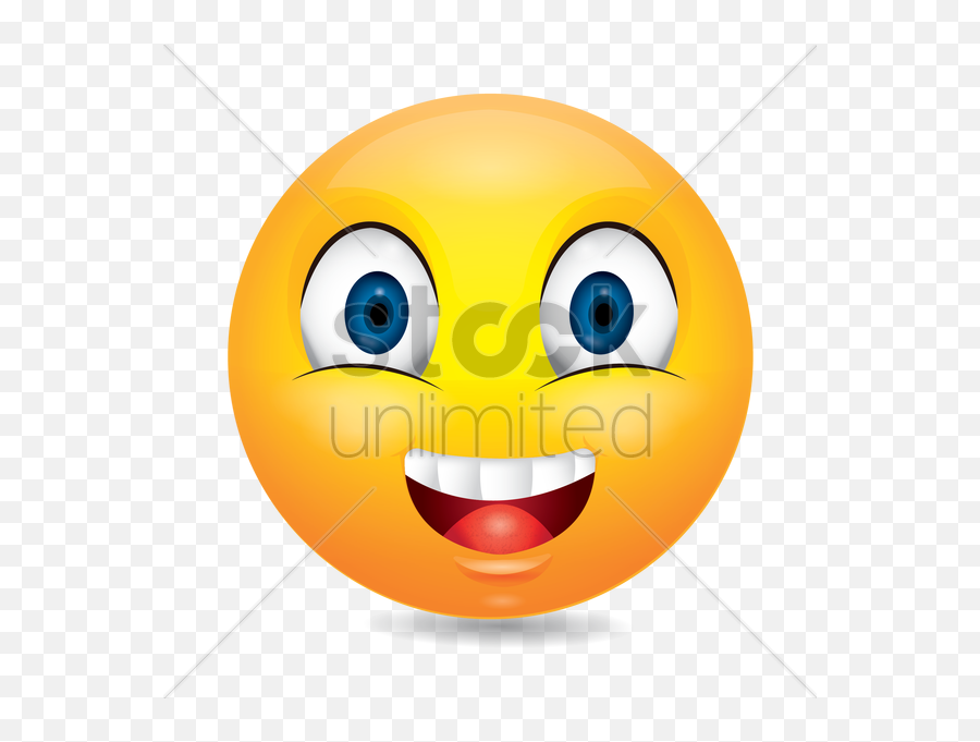 Smiling Emoticon Vector Image Emoji,Smiling Emoticon