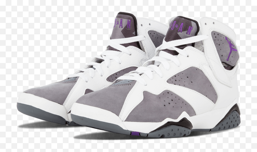 Air Jordan 7 Flint - Jordan 7 Grey And Purple Emoji,Emoji Jordans