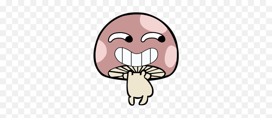 Game Lazy Ooty - Mushroom Sticker Gif Clip Art Emoji,Lazy Emoji