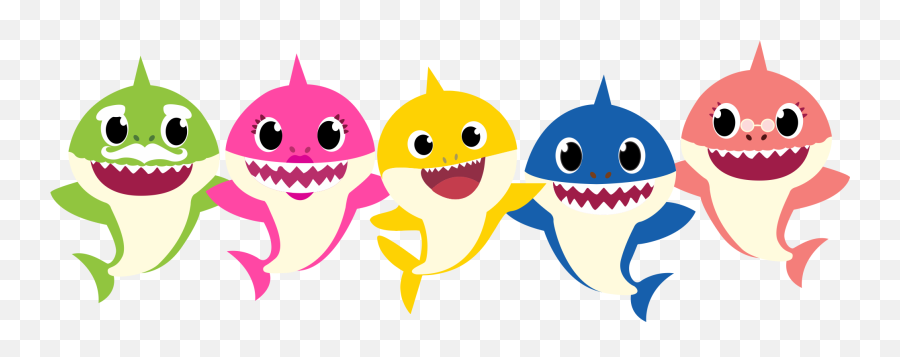 Family Shark Png 01 - Imagens Png Baby Shark Family Png Emoji,Shark Emoticon