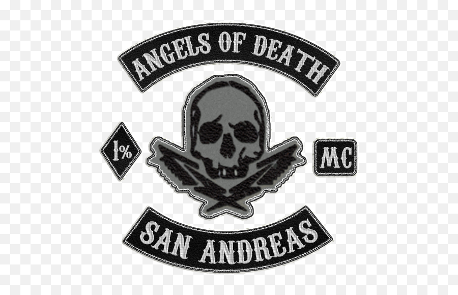 Bottom Rocker Change - Mc San Andreas Angels Of Death Mc Emoji,Rocker Sign Emoji