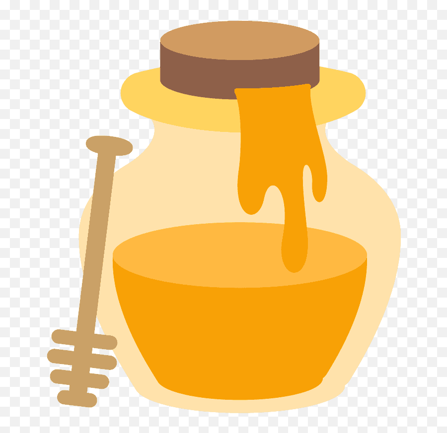 Honey Pot Emoji Clipart Free Download Transparent Png - Honey Emoji Transparent Background,Eating Emoji Png