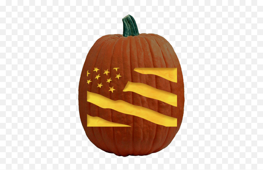 Pumpkin Carving Stencils American Flag - American Flag Pumpkin Stencil Emoji,Pumkin Emoji