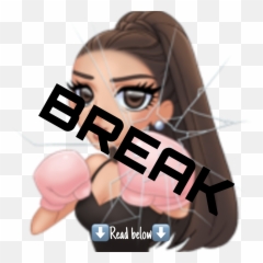 Arianators4life Justkidding Sticker - For Women Emoji