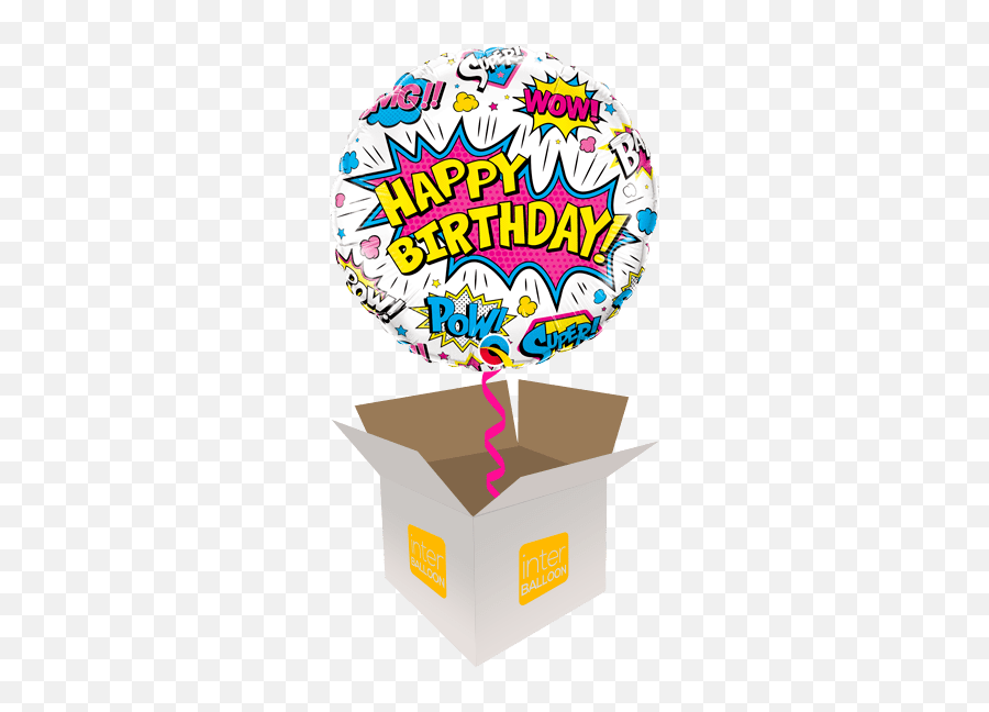 Birthday Helium Balloons Delivered In - Balloon Emoji,Hapy Emoji