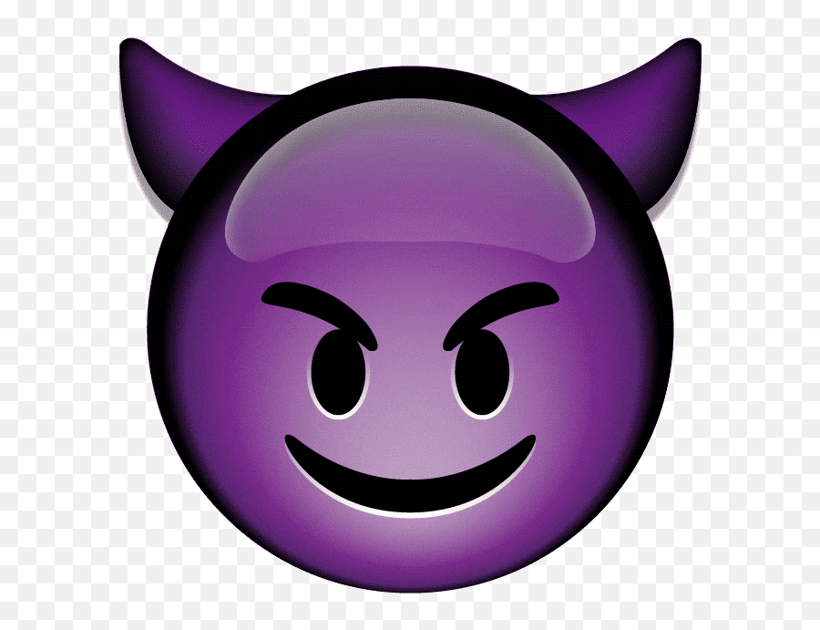 Emoji - Apple Devil Emoji,Sarcastic Emoji