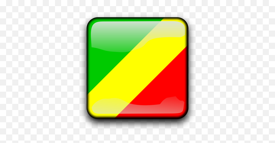 Congo Vector Flag Button - Portable Network Graphics Emoji,Florida Flag Emoji