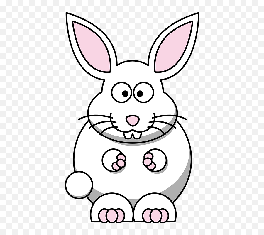 Bunny Rabbit White - White Cartoon Bunny Rabbit Emoji,Bunny Ears Emoji