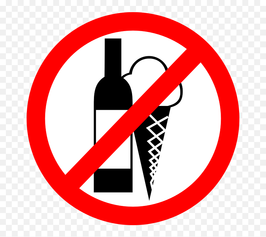 No Eating Food Ice Cream - No Walking Sign Clipart Emoji,Emoji Eating Popcorn