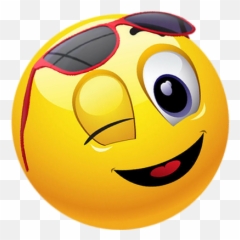 Fv Smiley Jaune Avec Lunettes De Soleil - Smiley Emoji,Emoji Dictionary