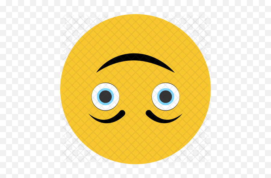Happy Emoji Icon Of Flat Style - Circle,Enthusiastic Emoji
