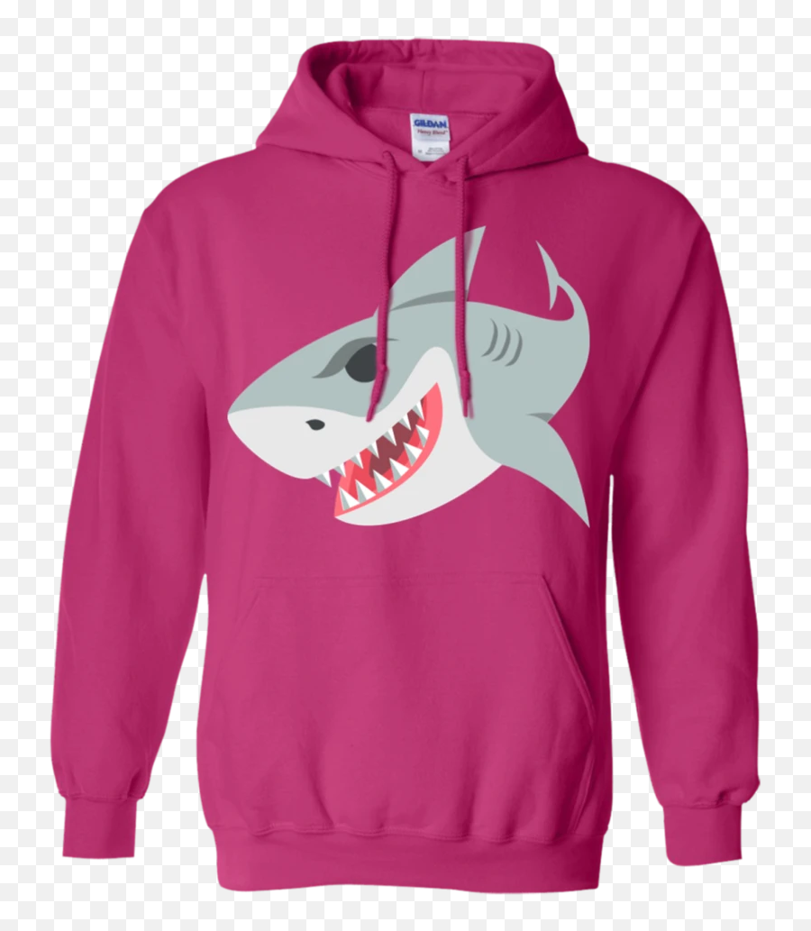 Shark Emoji Hoodie - Hoodie,Shark Fin Emoji
