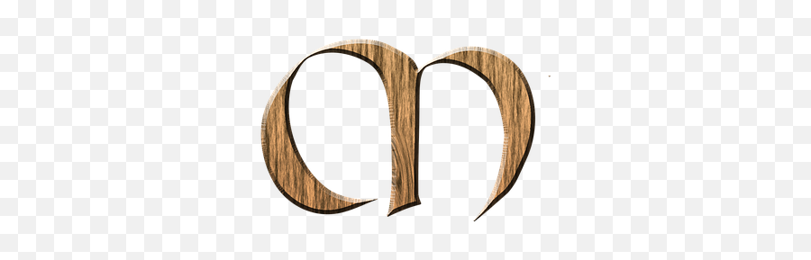 Wooden M Letter - Desain Logo Pakai Huruf M Emoji,Letter And Knife Emoji