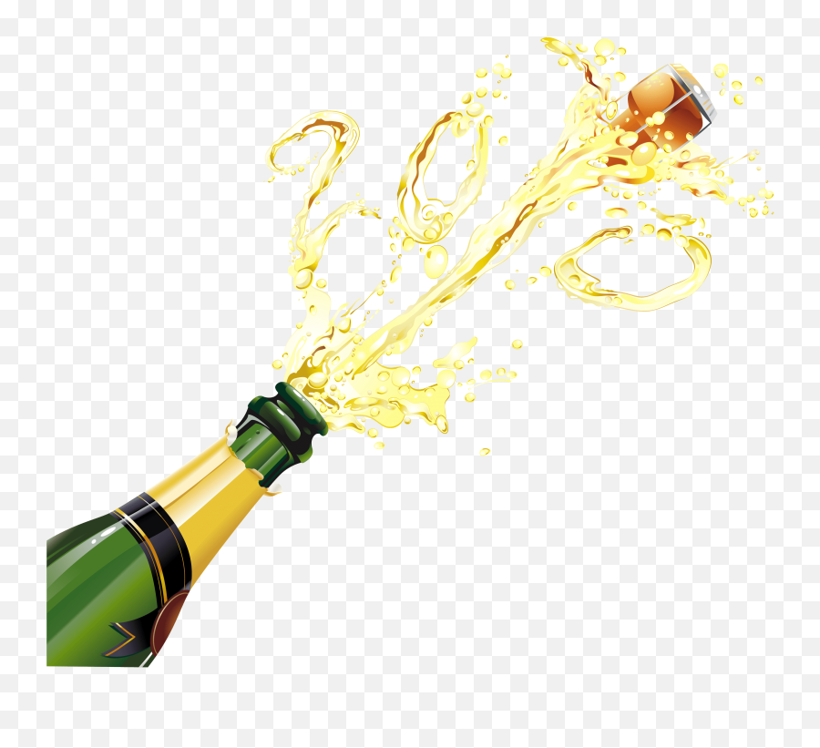 Champagne Pop Transparent Stick Png - Champagne Clipart Png Emoji,Champagne Pop Emoji