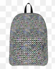 Happy Cartoon Faces Large Tote - Garment Bag Emoji,Backpack Emoji