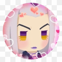 Lesbian Ally Abbacchio - Circle Emoji