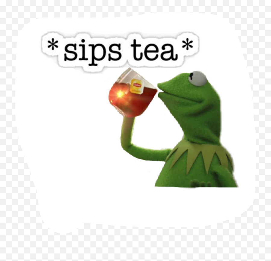 Frogteaspill The Tea - Kermit Meme Stickers Emoji,Frog Tea Emoji