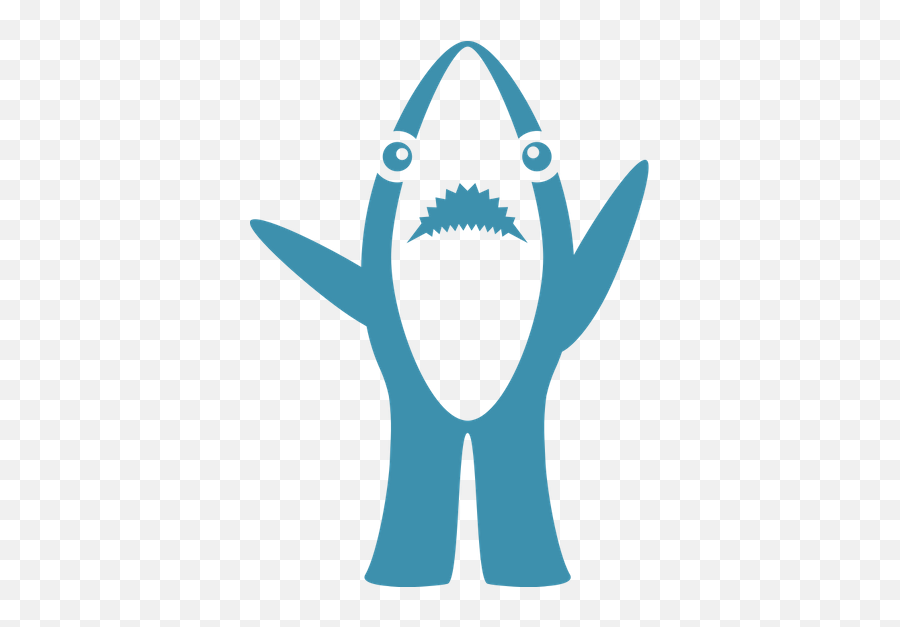 Shark Monster Graphic Picmonkey - Clip Art Emoji,Shark Emoticon