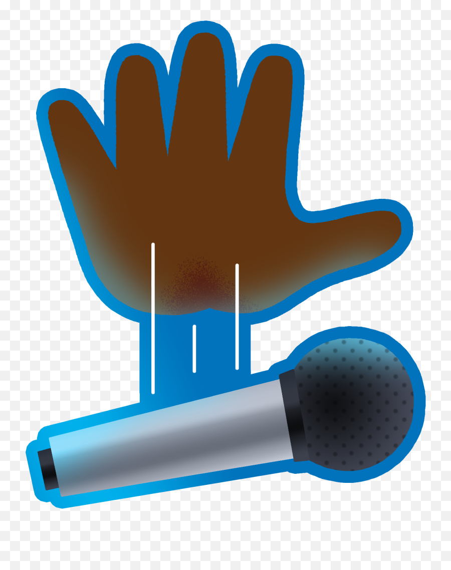 Black Future Month - David Garcia Clip Art Emoji,Microphone Emoji Png