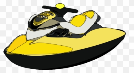 Transparent Jet Ski Clipart - Transparent Jet Ski Cartoon Emoji,Jet Ski Emoji